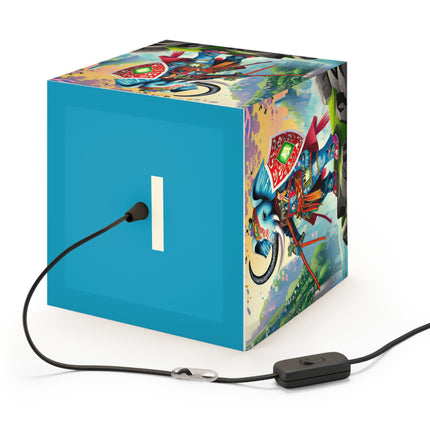 Cyberpunk Elephant Light Cube Lamp