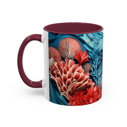 Enchanting Underwater Scene Colorful Mugs (11oz, 15oz)