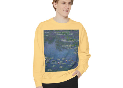 Water Lilies by Claude Monet Unisex Garment-Dyed Sweatshirt