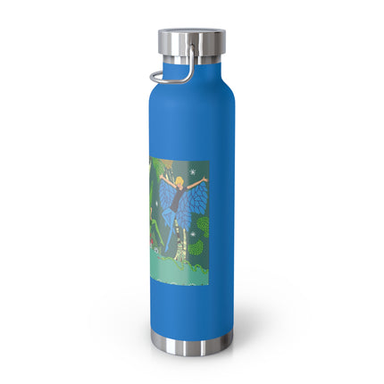 Enchanting Fairies of A Midsummer Night's Dream Copper Vacuum Insulated Bottle, 22oz