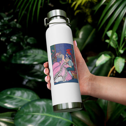 The Jealous Parrot by George Barbier Copper Vacuum Insulated Bottle, 22oz