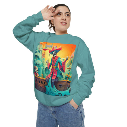 Skeleton Crew of the Misty Seas Unisex Garment-Dyed Sweatshirt