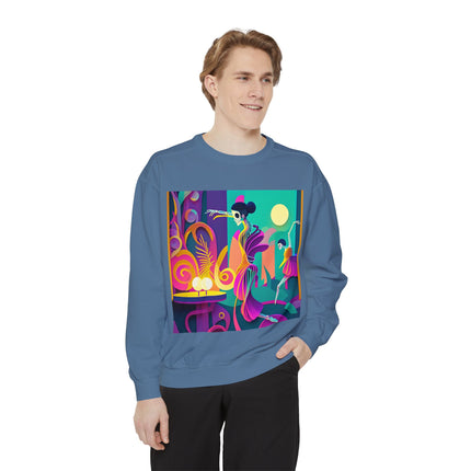 Dance of the Skeleton Ballerinas Unisex Garment-Dyed Sweatshirt
