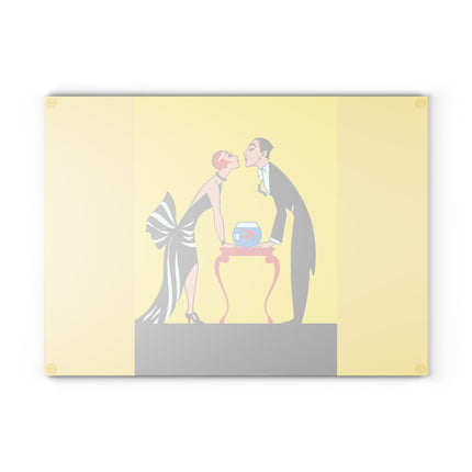 A Moment of Elegance Glass Cutting Board
