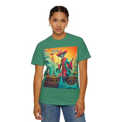 Skeleton Crew of the Misty Seas Unisex Garment-Dyed T-shirt