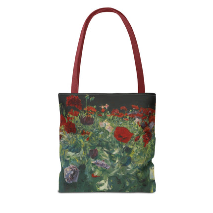 Poppies (A Study of Poppies for Carnation, Lily, Lily, Rose) by John Singer Sargent Tote Bag (AOP)
