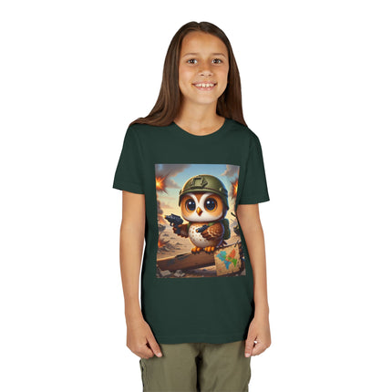 Owl on the Front Lines Youth Short Sleeve Tee