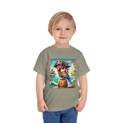 Captain Parrot and the Treasure Seas Toddler Short Sleeve Tee
