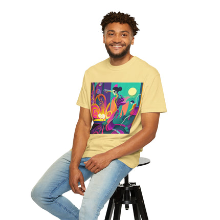 Dance of the Skeleton Ballerinas Unisex Garment-Dyed T-shirt
