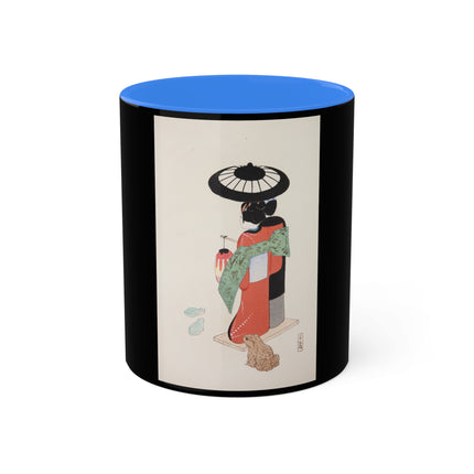 Illustrations of Japanese Toys Pl.020 by Kawasaki Kyosen Colorful Mugs, 11oz