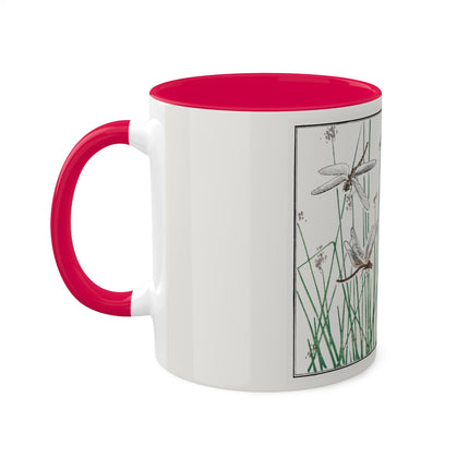 Dragonflies by Morimoto Toko Colorful Mugs, 11oz