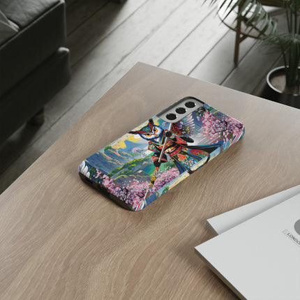 Cyberpunk Samurai Owl Phone Cases