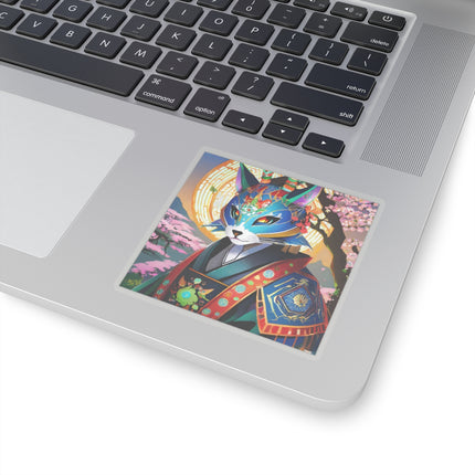 Cyberpunk Samurai Kiss-Cut Stickers (4 Sizes)