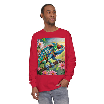 Camouflage Chameleon Long Sleeve T-Shirt