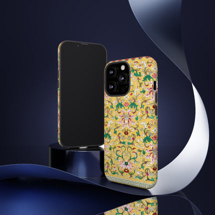 Yellow Botanical Pattern by Owen Jones Phone Cases