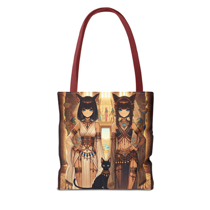 The Egyptian Priestess Cats Tote Bag – Temple Guardians & Ancient Grace