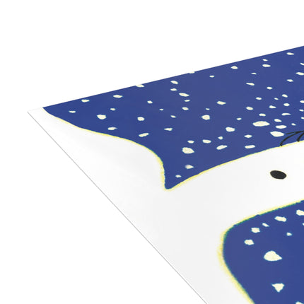 Snowman in Falling Snow Postcard Bundles (envelopes included)