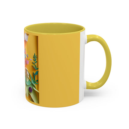 Origami Bicycle Colorful Mugs (11oz, 15oz)