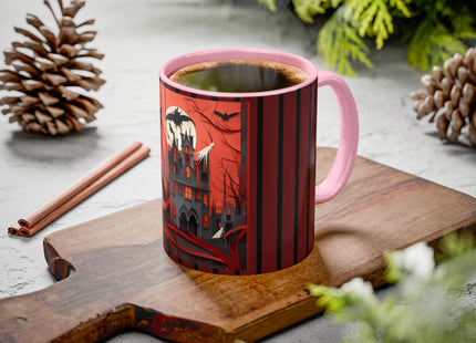Halloween Night Scene Colorful Mugs (11oz, 15oz)