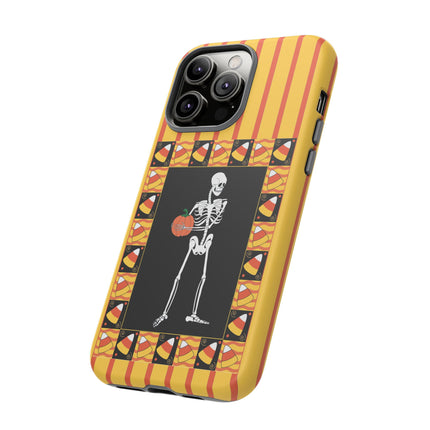 Candy Corn Skeleton Phone Cases
