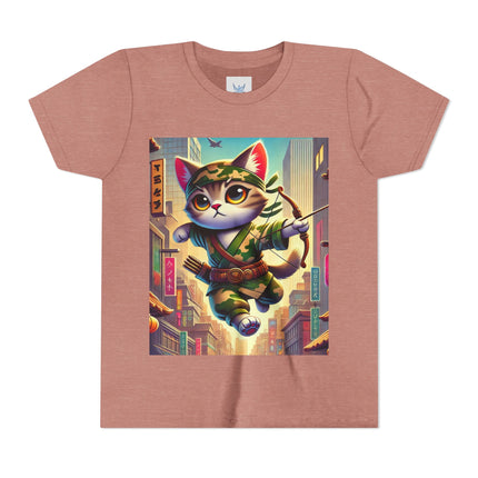 Archer Cat Youth Short Sleeve Tee