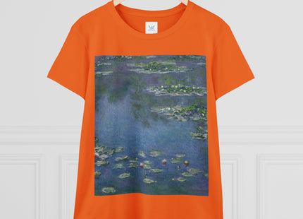 Water Lilies by Claude Monet Women's Midweight Cotton Tee