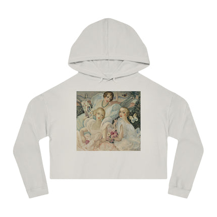 Les Femmes Fatales by Gerda Wegener Women’s Cropped Hooded Sweatshirt