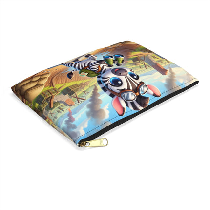 Zebra Lookout Accessory Pouch – Curious Explorer & Safari Spirit