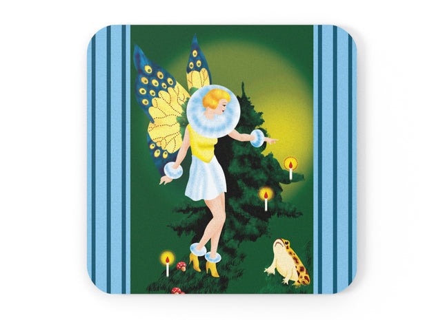 The Enchanted Encounter Cork Back Coaster