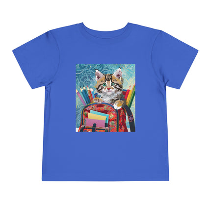 Whiskered Wanderings Toddler Short Sleeve Tee
