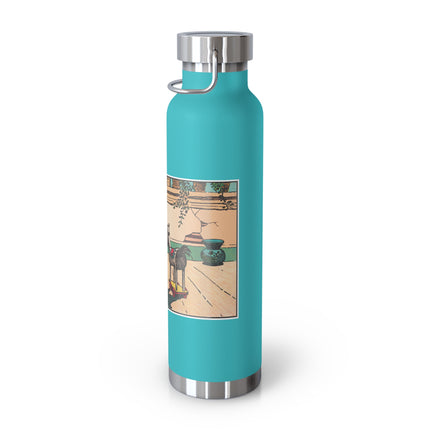 Mischievous Mice on Wheels Copper Vacuum Insulated Bottle, 22 oz