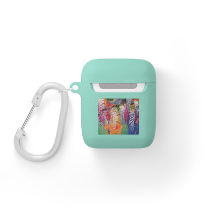 Golden Wisteria Elegance AirPods and AirPods Pro Case