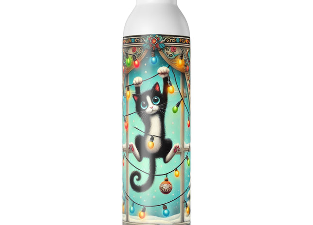 Mischief in Tinselland Slim Water Bottle