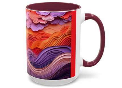 Dramatic Sunset Sky Colorful Mugs (11oz, 15oz)