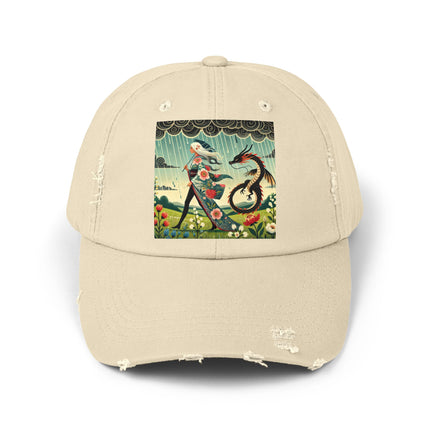 The Dragon Fairy’s Stride Unisex Distressed Cap