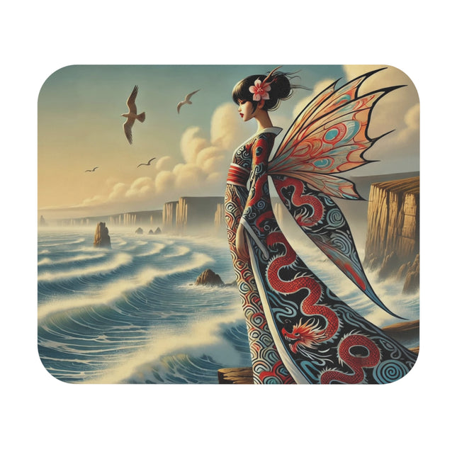 The Coastal Fairy Mouse Pad – Serene Grace & Oceanic Magic