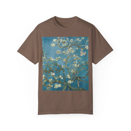 Almond Blossom by Vincent van Gogh Unisex Garment-Dyed T-shirt