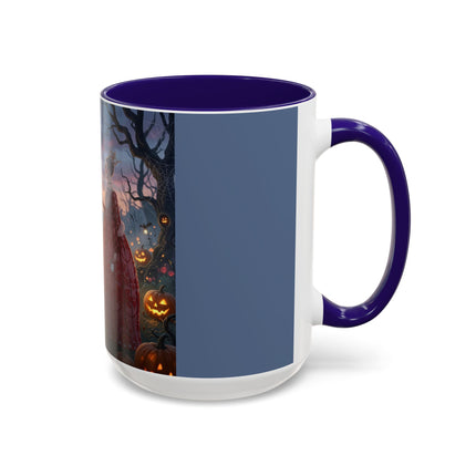 ♥️🎃 The Queen Of Hearts Halloween Masquerade Colorful Mug – Royal Halloween Fantasy