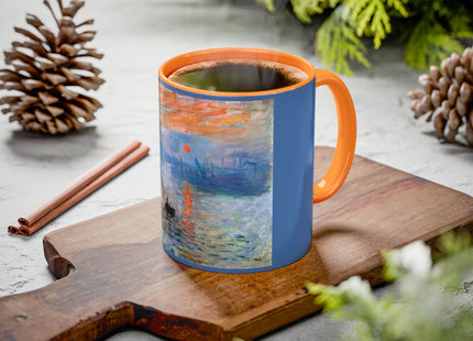 Sunrise by Claude Monet Colorful Mugs (11oz, 15oz)