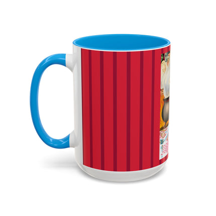 The Hallowe'en Cauldron In the Firelight's Gleam Colorful Mugs (11oz, 15oz)