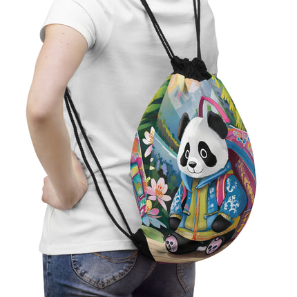 Baby Panda Drawstring Bag
