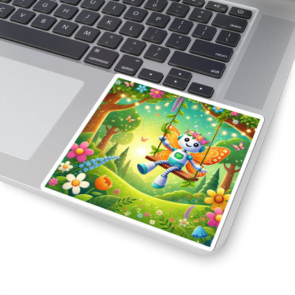 Robot Fairy Kiss-Cut Stickers (4 Sizes)