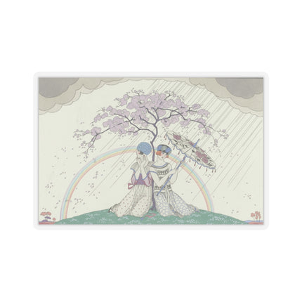 L’Arc-en-Ciel by George Barbier Kiss-Cut Stickers (4 Sizes)