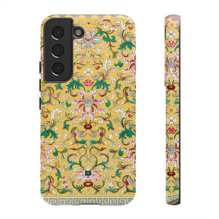 Yellow Botanical Pattern by Owen Jones Phone Cases