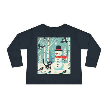 Frosty Forest Friends Toddler Long Sleeve Tee