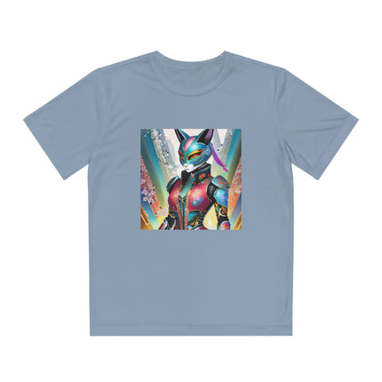 Cyberpunk Chic Youth Competitor Tee