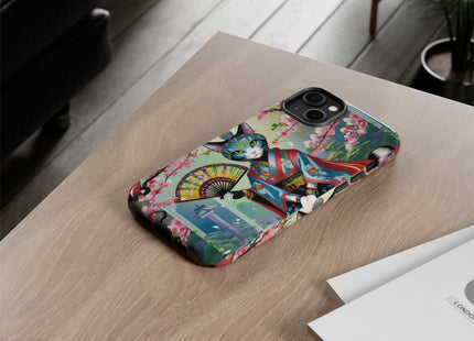 Cyberpunk Geisha Phone Cases