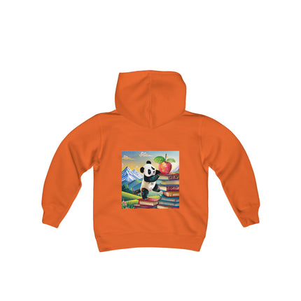 Cute Panda Youth Hooded Sweatshirt – Curiosity, Determination & Whimsical Adventure