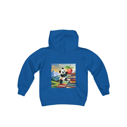 Cute Panda Youth Hooded Sweatshirt – Curiosity, Determination & Whimsical Adventure