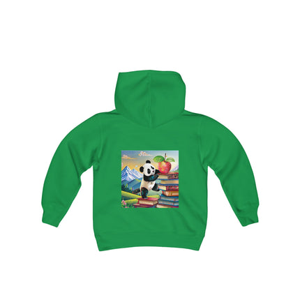 Cute Panda Youth Hooded Sweatshirt – Curiosity, Determination & Whimsical Adventure